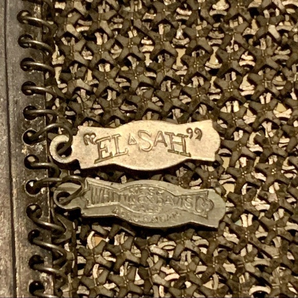 𝅺antique 1930s WHITING & DAVIS “ELSAH” mesh handbag. - Picture 13 of 13